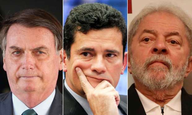 Bolsonaro em queda livre, Moro estagnado e Lula como “salvador das instituições”